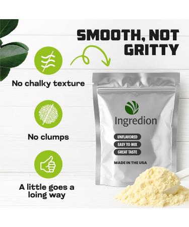 Premium Pea Protein Isolate Bulk pouch Non-GMO (8 lb) 8 Pound (Pack of 1) - Buy Online on GoSupps.com