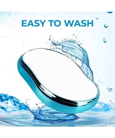 Magic Crystal Hair Eraser for Women and Men - Hair Removal Tool for Arms, Legs, Back - Reusable & Washable - Portable Epilator in Blue - Buy Online on GoSupps.com