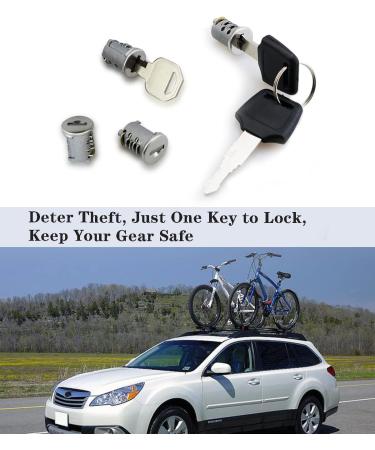 Yakima Car Rack System Lock Cylinder Set - 4 Cores, 2 Keys, 1 Control Key for Lockable Accessories - Ideal for Bikes, Surfboards, Canoes, Kayaks, Ski, Snowboard Racks - Buy Online on GoSupps.com