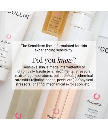 G.M. COLLIN Sensitive Skincare Set (Sensiderm Cleansing Milk and Face Cream) - Buy Online on GoSupps.com