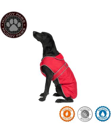 Ancol Muddy Paws All Weather Stormguard Coat . Poppy Red. Size X-Large ( Length 60cm up to 86cm girth) Red XL - Buy Online on GoSupps.com