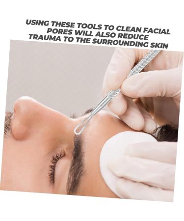 Mikinona 1 Set Blackhead Removal Tool Accessory Face Scraper Tool Pores Daily Use Needle Cell Clamp Portable - Buy Online on GoSupps.com