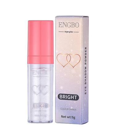 Face Powder - High Gloss Face Highlighter Powder Makeup Three-Dimensional Powder Makeup Brighten Makeup Blusher for Face&Body&Hair 9g Uaxiu 01#sliver