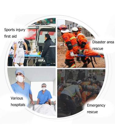 Portable Aluminum Alloy Rescue Stretcher | Foldable Medical Carrier for Mountain Emergencies | Adjustable Length Emergency Transport - Buy Online on GoSupps.com