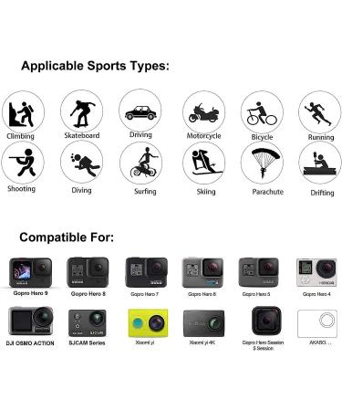 Action Camera Accessories Kit for GoPro, Insta360, SJCAM, Xiaomi, APEMAN, Campark, OSMO, and More - Buy Online on GoSupps.com