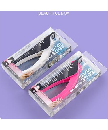 Professional CapsulesCutter False Special Type U Word Tips Cut Trimmer Adjustable Manicure Tools Black and White - Buy Online on GoSupps.com