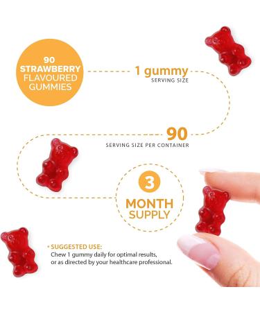 Novomins Kids Vitamin D Gummies - Vegetarian, Gluten-Free, Non-GMO - 400 IU for Healthy Bones, Muscles, Teeth & Immune System - Buy Online on GoSupps.com