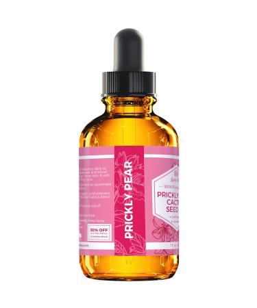 Leven Rose 100% Pure Organic Prickly Pear Cactus Seed Oil - 1 oz | Cold Pressed, Extra Virgin, All Natural Moisturizer for Face, Dry Skin, Body & Hair - Buy Online on GoSupps.com
