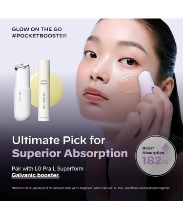 LG Pra.L GLASSLIKE Vita Glow Ampoule Serum Dark Spot Correcting Skin tone improvement and firming Hydration Boosting - 1.01 fl.oz - Buy Online on GoSupps.com