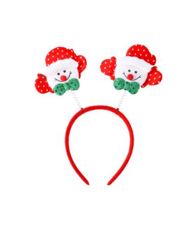 Christmas Headband Antlers Cute Xmas Dress Up Ears Head Decoration Men Women Adult Kid Costume Party Snowman Bowtie