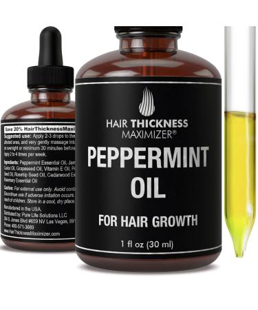 Peppermint Hair Growth Oil 1oz 1 Fl Oz (Pack of 1) - Buy Online on GoSupps.com