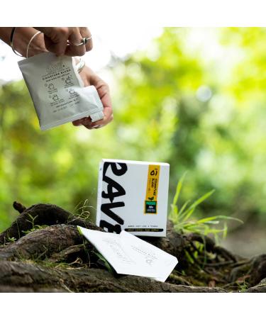 Rave Coffee Compostable Coffee Bags - 10 Pack (El Carmen Blend) El Carmen Blend 90.00 g (Pack of 1) - Buy Online on GoSupps.com