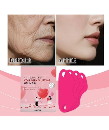 Chin mask for tightening and strengthening Lifting Gel Masque Facial reducer for jaw contour firming rejuvenating double skin elasticity tightening - Buy Online on GoSupps.com