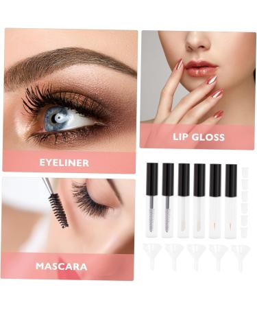 FOMIYES 1 Set Lip Gloss Tubes Plastic Containers Empty Lip Balm Bottle Mascara Tube Liquid Eyeliner Mini - Buy Online on GoSupps.com