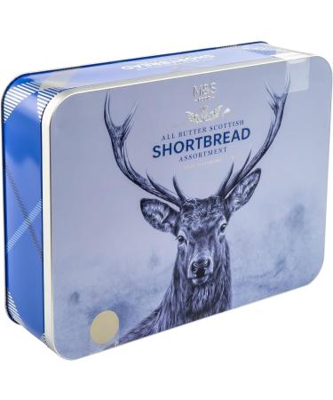 M&S Stag All Butter Scottish Shortbread Biscuit Assortment Tin Limited Edition Stag Design (Design May Vary) - Buy Online on GoSupps.com