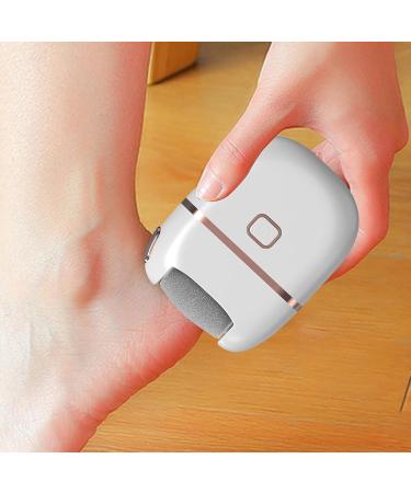 Electronic Foot File Pedicure Tool Portable Electronic Foot File Pedicure - Portable Electronic Pedicure Foot Care for Dead Skin and Pedicure at Home White - Buy Online on GoSupps.com