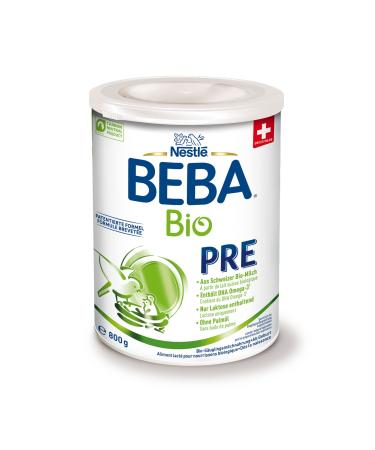 BEBA PRE Organic Infant Milk Infant Formula from Birth (1 x 800g)