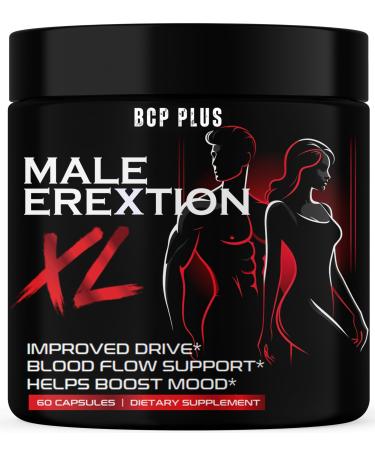 BCP PLUS MalePlus Performance - Volume Booster - Pills for Men - 3rd Party Lab Tested | for Fast Acting Blood Flow Vigor Drive & Size EnIargement | HornyGoat Weed & Maca Tribulus 60 Capsules
