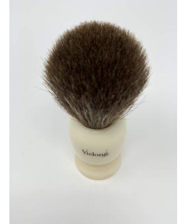 Vielong Comte Brown Horse Shaving Brush - 24mm Synthetic Resin Ivory Handle | International Shipping Available - Buy Online on GoSupps.com