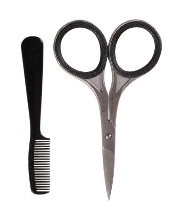 Revlon Men's Series Facial Hair Kit, includes Scissors and Comb for Trimming and Styling, Made with Stainless Steel - Buy Online on GoSupps.com
