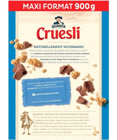 Quaker Cruesli Milk Chocolate 900g - Buy Online on GoSupps.com