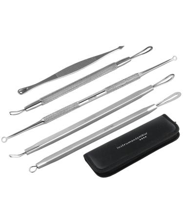 Professional Comedone Squeezer Pimple Remover Blackhead Remover Set Storage Case Complete
