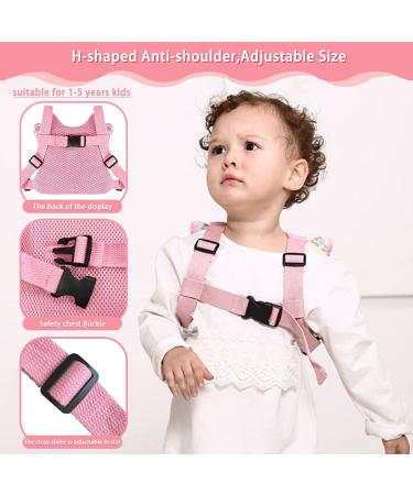 3-in-1 Toddler Harness Leashes + Anti Lost Wrist Link | Safety Backpack for Toddlers | Child Anti Lost Leash | Baby Cute Assistant Strap Belt | Kids Girls Outdoor Activity (Butterfly) - Buy Online on GoSupps.com