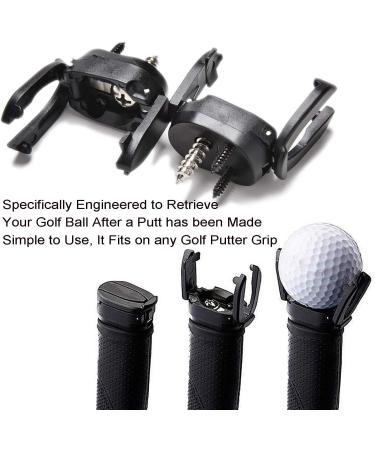 FINGER TEN Golf Ball Pick Up Retriever Tool Putter Grip Grabber Sucker Value 2/4/6/8/10 Pack Mini Balls Plastic Claw Saver Upper Accessories Black for Men Women Golfer 2 Pack - Buy Online on GoSupps.com