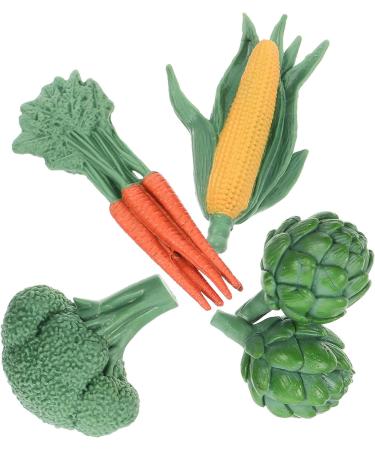 ABOOFAN 20 Pcs Simulated Fruits and Vegetables Artificial Vegetable Models Fake Vegetable Decorations Ornament Plant Decor Plastic Fruit Simulation Fake Vegetable Models Carrot Assorted Color2x5pcs 8.5X2.7X1CMx5pcs - Buy Online on GoSupps.com