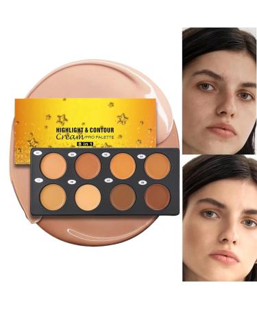  Yorajuy Contour Cream Palette Face Contour Palette Lightweight Contour Cream Makeup Palette Multi-Palette Concealer Cream Makeup for Women Men Adults Friends - Buy Online on GoSupps.com