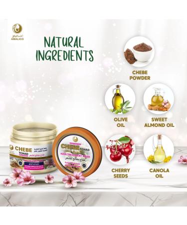 Chebe Hair Mask for Hair Growth - African Chebe Powder Treatment - 200 GM International Shipping - Buy Online on GoSupps.com