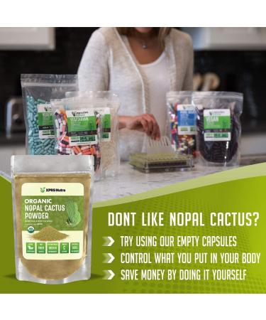 XPRS Nutra Organic Nopal Cactus Powder - Prickly Pear Supplement from Mexico - High Fiber, Calcium, Vitamin C - Superfood for Digestion (4 oz) - Buy Online on GoSupps.com