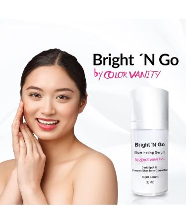 Bright N Go Dark Spot Corrector Serum - Kojic Acid Skin Tone Brightening Treatment for Face & Body - Buy Online on GoSupps.com