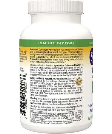 Symbiotics Colostrum Plus Chewables - Pineapple Flavor (120 Tabs) | Immune Support & Gut Health - Buy Online on GoSupps.com