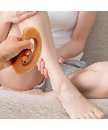 Beavorty Holz-Gua-Sha Tool | Manual Deep Tissue Massage for Neck & Back | Wooden Massage Device - Beige - Buy Online on GoSupps.com