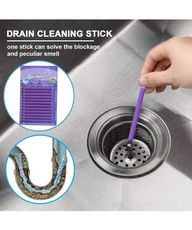 Drain Cleaner Sticks | Drain Sticks Sink Clog Remover Effective Drain Pipe Cleaning Sticks to Unclog Drains Sink Shower Drain Deodorizer 5 Different - Buy Online on GoSupps.com