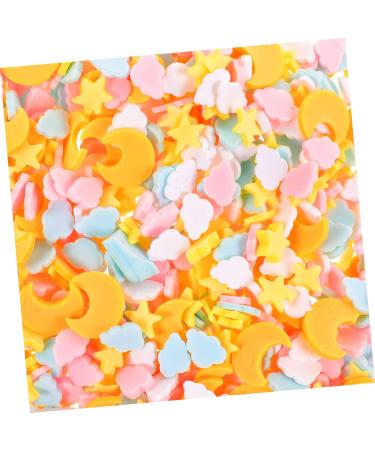 FRCOLOR Pack of 5 Nail Art DIY Nail Art Decoration Polymer Discs DIY Manicure Accessories Candy Decoration Nail Glitter Polymer Sprinkles Patch Star Polymer Clay Moon Decorations - Buy Online on GoSupps.com