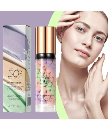 WJnflQN Lightweight Concealer 40g Pore Filler Primer 3 Colors Brightening Even Tone Concealer for Oily Mixed Sensitive Mature Skin Imperfections Bridal Makeup - Buy Online on GoSupps.com