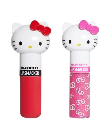 Lip Smacker Hello Kitty Lip Balm Duo & Makeup Set with Cherry Kiwi Lippy Pal Shimmer Powders Lip Gloss Nail Polish & Hair Clips - Buy Online on GoSupps.com