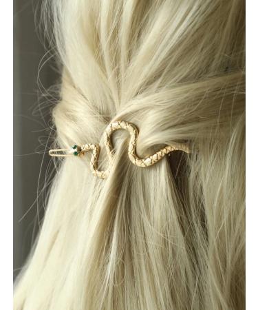 Jakawin Rhinestone Snake Hair Clip Pins - Crystal Barrette for Women and Girls HCl041 - Buy Online on GoSupps.com