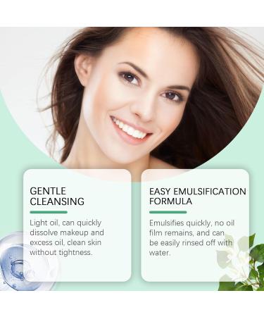 Huile Nettoyante Douce - D maquillant Hydratant En Profondeur Dissout Rapidement Le Maquillage Et L'exc s De S bum mulsification Rapide Rin age Peau Non Tiraill e(1PCS) - Buy Online on GoSupps.com