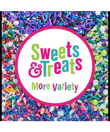 Sprinkles for Cake Cookie Cupcake Decorating and Baking - Summer Cake Decorations Sprinkles and Toppings in Bright Blue Jimmies Yellow Nonpareils and Pink Confetti Quin with Sun Candy Sprinkles Clear Skies - Buy Online on GoSupps.com