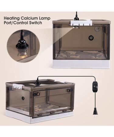 Pet Incubator with Nebulization Kit & Heating Lamp - Ideal for Newborn Puppies & Kittens - Temperature Detection & Cotton Pad Included - Buy Online on GoSupps.com