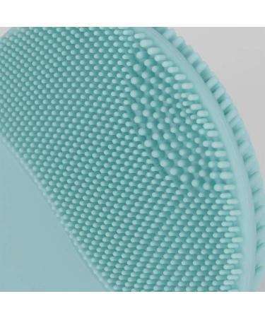 Silicone Facial Cleaning Brush - Rejuvenating Wave Massager for All Skin Types | Vibration Technology | Blue - Buy Online on GoSupps.com