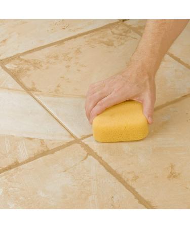 QEP 70005Q-6D X-Large Grouting Cleaning Sponge 7.5x5.5x1.875 - 6 Pack Yellow - Buy Online on GoSupps.com