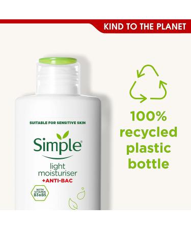 Simple Kind Defence +ANTI-BAC Light Moisturiser 125 ml - Buy Online on GoSupps.com