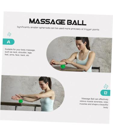 Frcolor Fascia Ball Massage Set - Deep Tissue Foot & Muscle Massager | Relaxing Peanut & Hockey Fitness Balls | Durable TPE Massage Tools - Buy Online on GoSupps.com