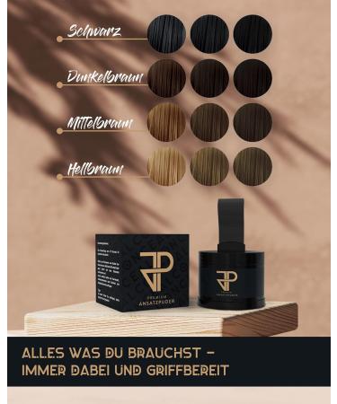 JP Conceal Premium Hair Powder - Waterproof Hair Concealer for Men & Women - Black - Effective Hair Makeup Solution - Buy Online on GoSupps.com