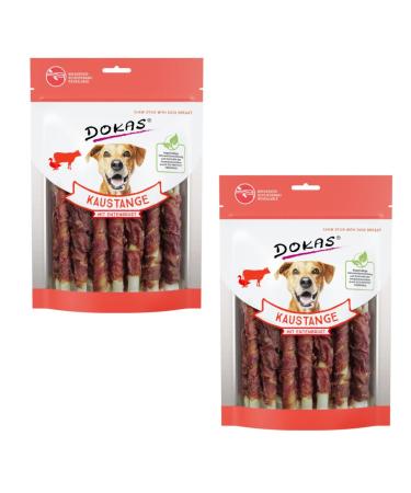 Dokas Dog Chew Stick with DUCK BREAST - Double Pack - 2 x 200g - Buy Online on GoSupps.com
