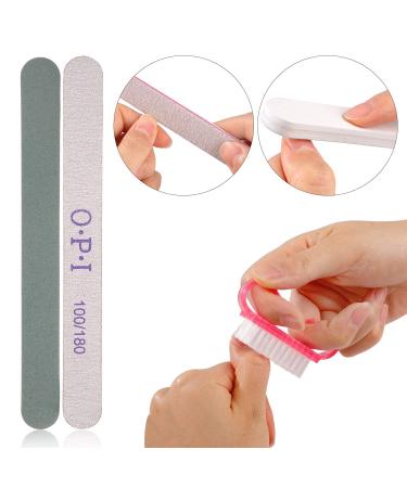 Premium Nail Art Set - 5-Piece Accessories Puncture Pen 15 Brushes 10 Strips & 4 Colorful Rhinestones for Stunning Nail Designs - Buy Online on GoSupps.com